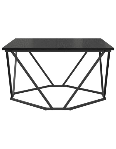 Tavolino da salotto Rovere Nero 80 x 80 x 45 cm