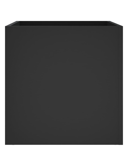 Fioriera Nera 40x40x40 cm in Legno Multistrato