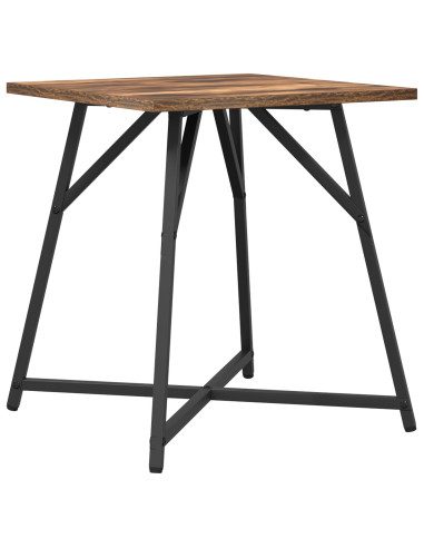 Set tavolini 2 pcs Rovere Affumicato e Nero