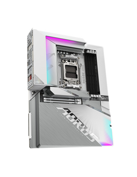 GIGABYTE B650E AORUS STEALTH ICE Scheda madre - AMD Ryzen serie 9000, VRM a 12+2+2 fasi, fino a 8000 MHz DDR5 (OC), 1xPCIe 5.0 +