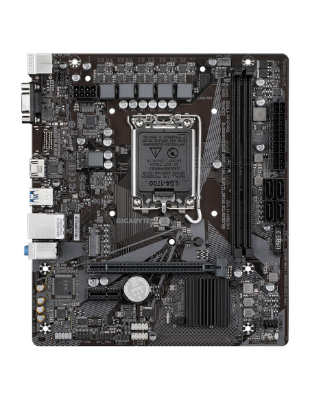 GIGABYTE H610M H V2 scheda madre Intel H610 Express LGA 1700 micro ATX