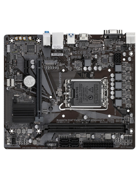 GIGABYTE H610M H V2 scheda madre Intel H610 Express LGA 1700 micro ATX