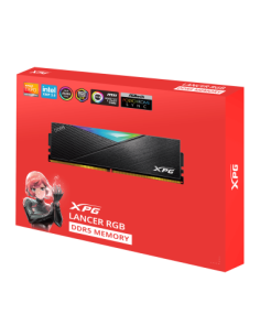 MEM DDR5 ADATA XPG LANCER RGB 96GB (2x48GB) 6400MH BLACK AX5U6400C3248G-DCL