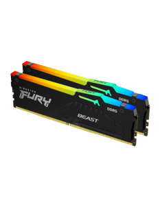 Kingston Technology FURY Beast 64GB 6400MT/s DDR5 CL32 DIMM (Kit da 2 moduli) RGB XMP