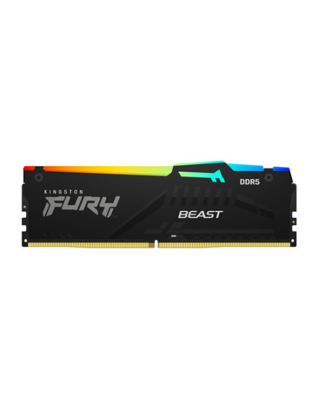 Kingston Technology FURY Beast 64GB 6400MT/s DDR5 CL32 DIMM (Kit da 2 moduli) RGB XMP