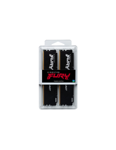 Kingston Technology FURY Beast 64GB 6400MT/s DDR5 CL32 DIMM (Kit of 2) Black XMP