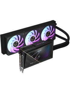 GIGABYTE AORUS GeForce RTX 5080 XTREME WATERFORCE 16G Scheda Grafica - 16GB GDDR7, 256 bit, PCI-E 5.0, 2805MHz Core Clock, 3 x D 2