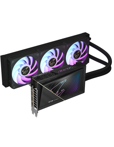 GIGABYTE AORUS GeForce RTX 5080 XTREME WATERFORCE 16G Scheda Grafica - 16GB GDDR7, 256 bit, PCI-E 5.0, 2805MHz Core Clock, 3 x D