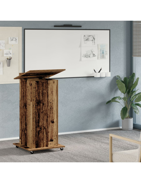 Podio Legno vecchio 55 x 55 x 107 cm Legno multistrato