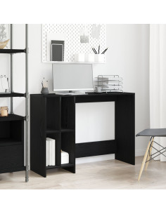 Scrivania Rovere Nero 102,5 x 35 x 75 cm Legno multistrato