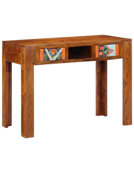 Scrivania  100x50x75 cm in legno massello di acacia