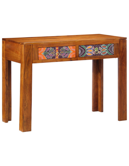 Scrivanie Marrone Legno massello di Sheesham Regolare