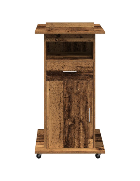 Podio Legno vecchio 55 x 55 x 107 cm Legno multistrato