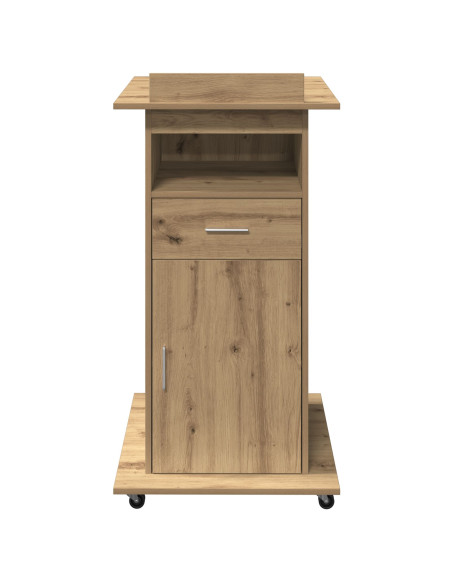 Podio Rovere artigianale 55 x 55 x 107 cm Legno multistrato