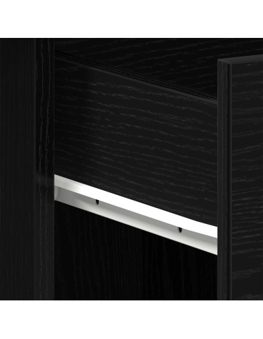 Scrivania Rovere Nero 100 x 50 x 76 cm Legno multistrato