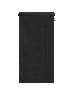 Scrivania Rovere Nero 80 x 40 x 75 cm Legno multistrato 2