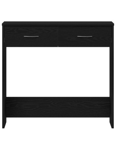 Scrivania Rovere Nero 80 x 40 x 75 cm Legno multistrato