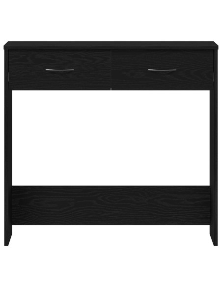 Scrivania Rovere Nero 80 x 40 x 75 cm Legno multistrato