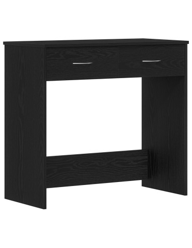 Scrivania Rovere Nero 80 x 40 x 75 cm Legno multistrato