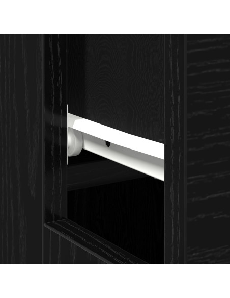 Scrivania Rovere Nero 100 x 50 x 75 cm Legno multistrato