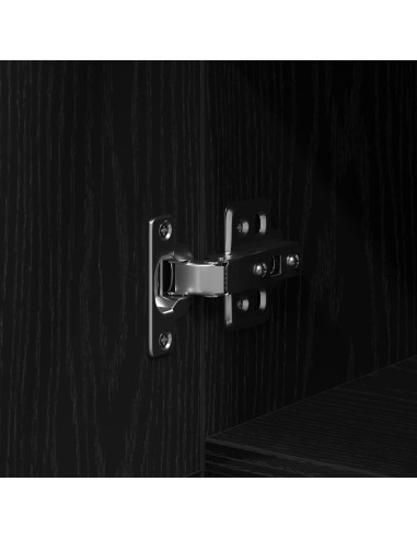 Scrivania Rovere Nero 100 x 50 x 75 cm Legno multistrato