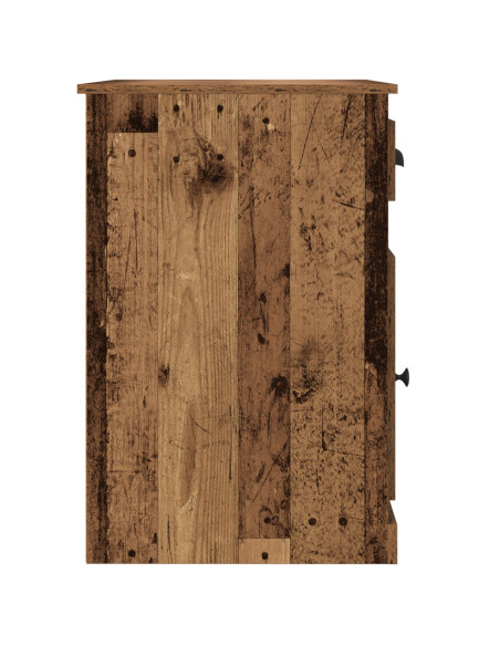 Scrivania  con ripostiglio in legno antico 50x115x75 cm in legno ingegnerizzato