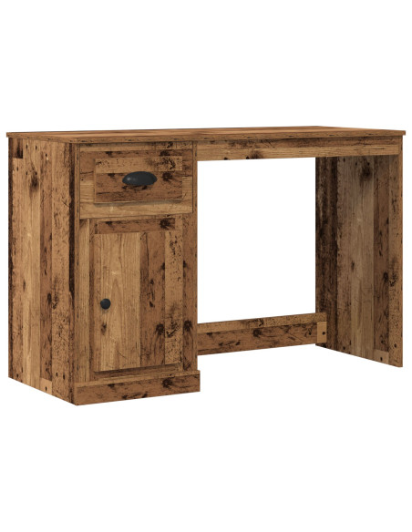 Scrivania  con ripostiglio in legno antico 50x115x75 cm in legno ingegnerizzato