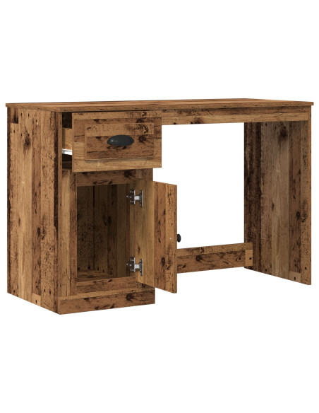 Scrivania  con ripostiglio in legno antico 50x115x75 cm in legno ingegnerizzato