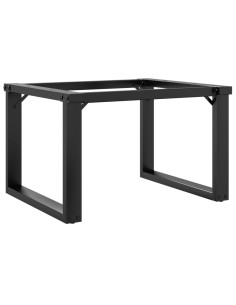 Telaio Gambe a O per Tavolino da Salotto 60x40x38 cm in Ghisa 2