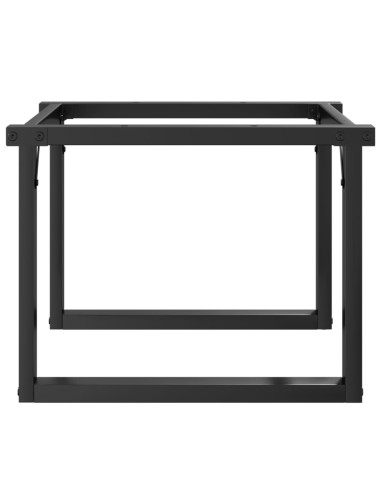 Telaio Gambe a O per Tavolino da Salotto 60x40x38 cm in Ghisa