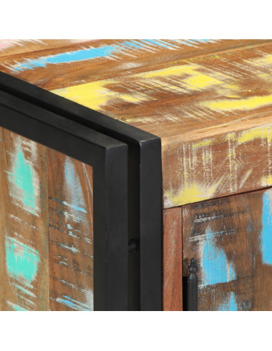 Mobile per scarpe Multicolore Legno massello di recupero