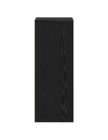 Mobile per scarpe Rovere Nero 60 x 35 x 92 cm Legno multistrato