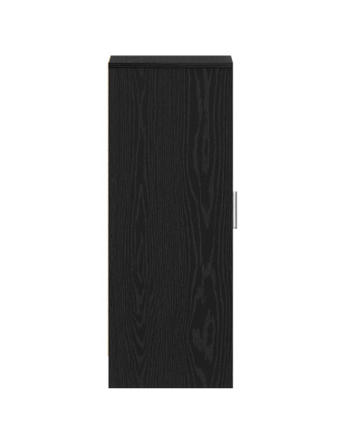 Mobile per scarpe Rovere Nero 32 x 35 x 92 cm Legno multistrato