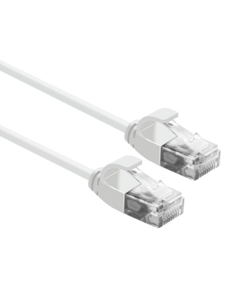 ROLINE CAVO UTP DATA CENTER PATCHCORD CAT.6A, CLASS EA, LSOH, SLIM, BIANCO, 1M