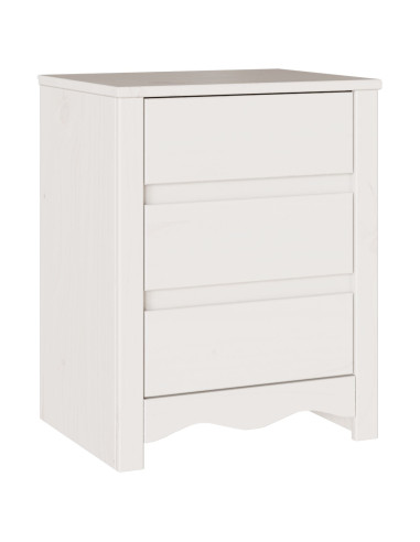 Tavolino da salotto con cassetto Drammen Bianco 45 x 35 x 56 cm
