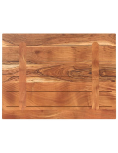 Piano Tavolo 90x60x2,5 cm Rettangolare Legno Massello Acacia