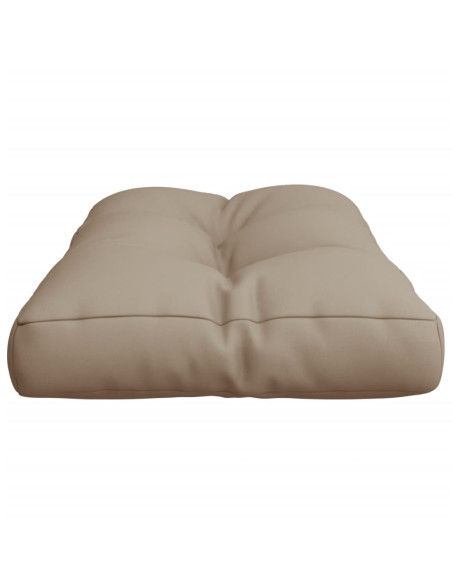 Cuscino per Pallet Tortora 80x40x12 cm in Tessuto