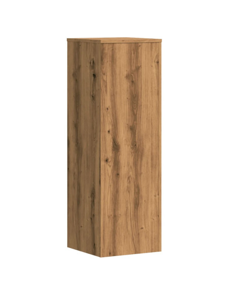 Supporto per Piante Rovere Artigianale 33x33x100 cm Truciolato