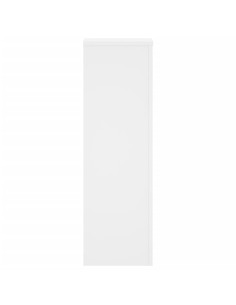 Supporti per Piante 2 pz Bianchi 25x25x80 cm Legno Multistrato