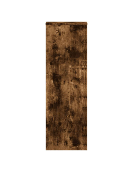 Supporti per Piante 2 pz Rovere 33x33x100 cm Legno Multistrato