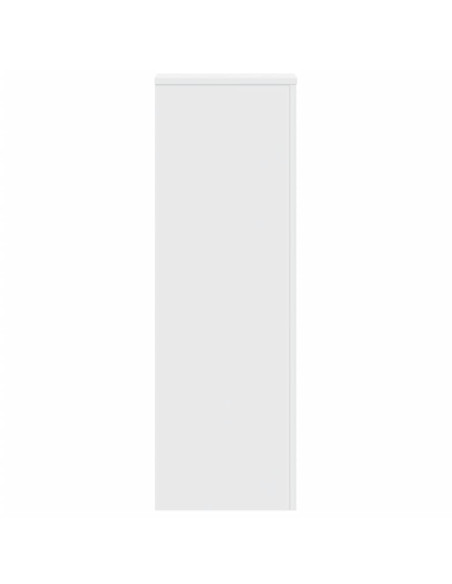 Supporti per Piante 2 pz Bianchi 33x33x100 cm Legno Multistrato
