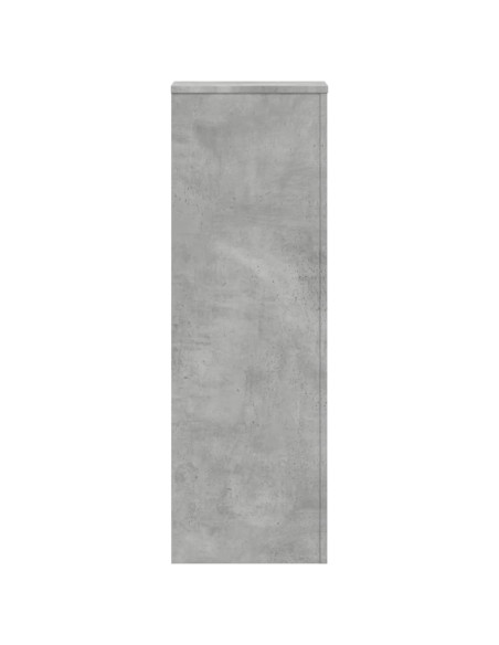 Supporti per Piante 2 pz Grigio Cemento 33x33x100cm Multistrato