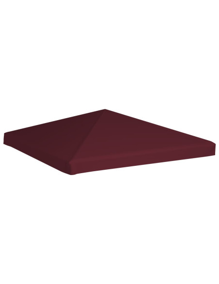 Copertura Superiore per Gazebo 310g/m² 3x3m Bordeaux