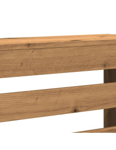 Copertura Termosifone Rovere Artigianale 149x20x82cm in Legno