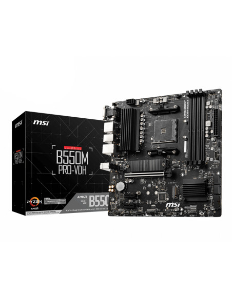 MSI B550M PRO-VDH scheda madre AMD B550 Socket AM4 micro ATX