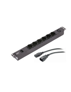 APC EPDU1010B-SCH unità di distribuzione dell'energia (PDU) 7 presa(e) AC 1U Nero