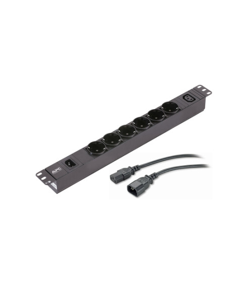 APC EPDU1010B-SCH unità di distribuzione dell'energia (PDU) 7 presa(e) AC 1U Nero