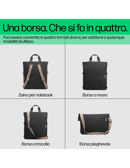 HP Borsa-zaino 14'' Convertible Laptop Backpack Tote