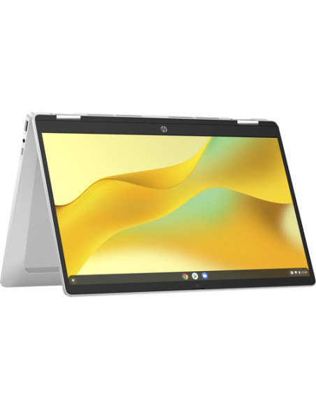 HP Chromebook x360 14b-cd0001nl Intel® N N100 35,6 cm (14") Touch screen HD 4 GB LPDDR5-SDRAM 128 GB eMMC Wi-Fi 6 (802.11ax) Ch