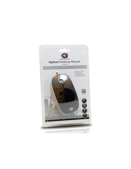 Conceptronic CLLM3BDESK mouse Ufficio Ambidestro USB tipo A Ottico 800 DPI